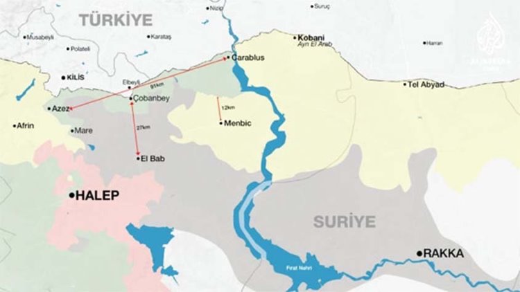 El-Bab tamamen kuşatma altında!