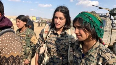 ABD Merkez Komutanlığı YPJ savaşçılarının fotoğrafını yayınladı