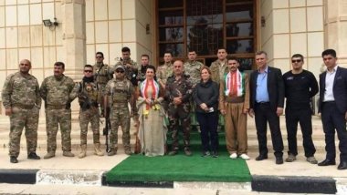 100 kilometre yolu Peşmergeye teşekkür etmek için yürüdü