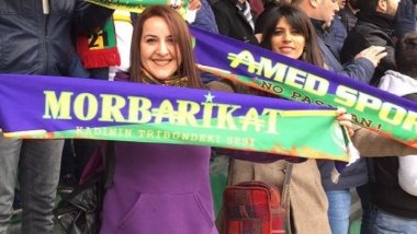 Amedspor'un Mor Barikat'ı: Tüm kadınlar defansa!