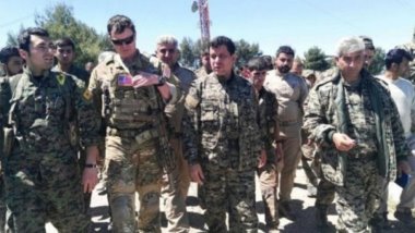 Uluslararası Koalisyon yetkilileri Rojava Derik'te bombalanan bölgede