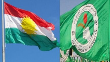 Haşdi Şabi YNK bürosuna saldırdı Kürdistan bayrağını indirdi