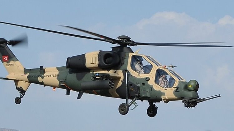 Dersim'de helikopter düştü