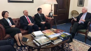 Barzani, McCain ile bir araya geldi