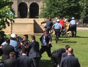 ‘Washington’daki kavgada Erdoğan’ı destekleyenler: Dövülmeyi hak ettiler'