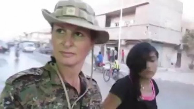 Kanadalı manken Kobanê'de 