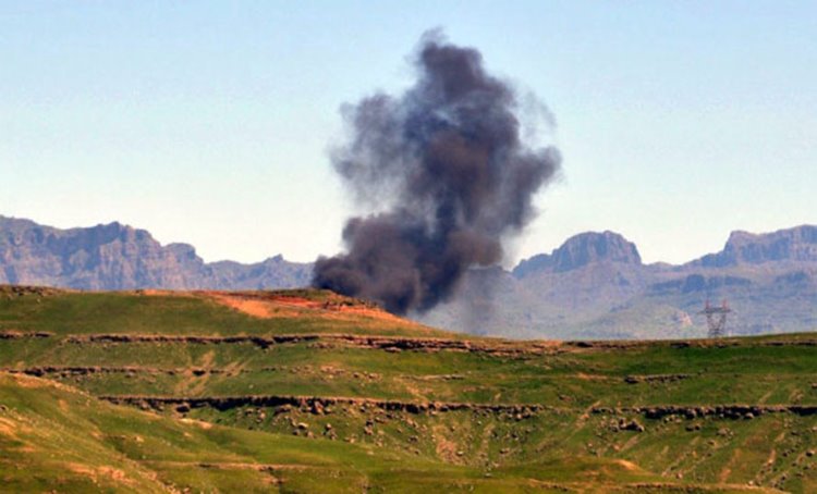 Cudi Dağı'nda bombardıman