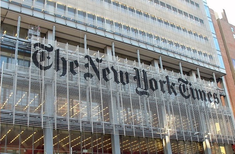 New York Times'ın kendisi haber oldu