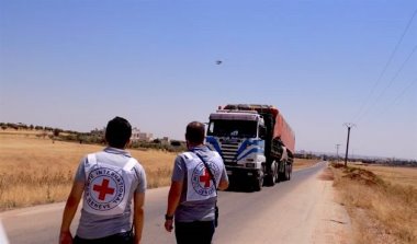 Kızıl Haç Örgütünden Efrin'e yardım konvoyu