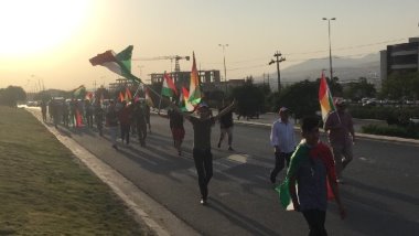 Duhok'tan Hewlêr'e bağımsızlık yürüyüşü
