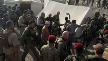 Başkan Barzani cephede