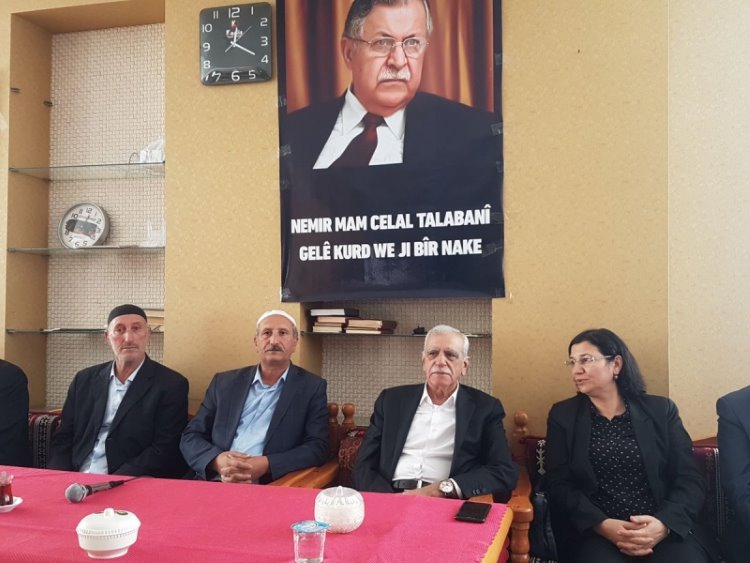 Diyarbakır; Mam Celal Talabani için taziye kuruldu