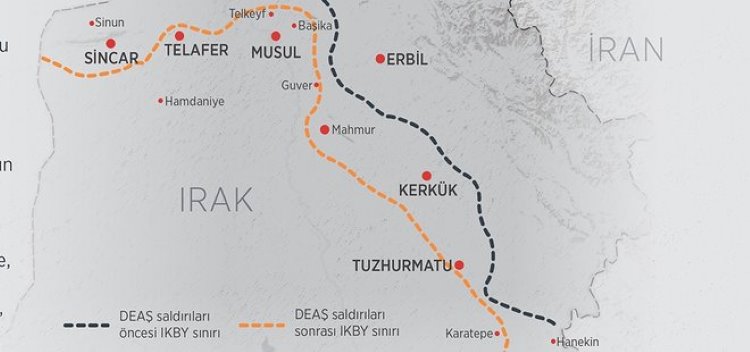 Irak Ordusu: Peşmerge 2014 Haziran'daki sınırlarına geri çekildi