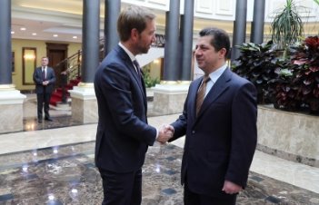 Mesrur Barzani, Norveç heyetini kabul etti