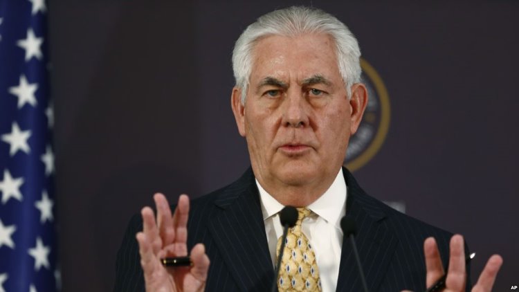 ABD Dışişleri Bakanı Tillerson:Menbiç’in Müttefiklerimiz SDG'nin Kontrolu Altında Olacak,Başka herhangi bir gücün buraya girmesini istemiyoruz.