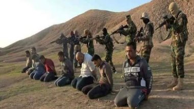 IŞİD, esir aldığı 8 Irak polisini kurşuna dizdi