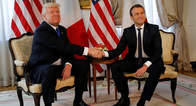 Trump ile Macron telefonda Türkiye ve Suriye' yi görüştü