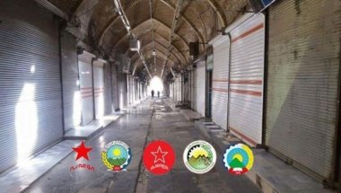 Doğu Kürdistan’daki esnafların boykotu 5’inci gününe girdi,Partilerden ortak açıklama: Destekliyoruz
