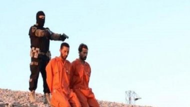 IŞİD 2 Iraklıyı infaz etti