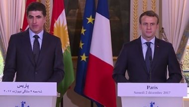 Başbakan Barzani ile Macron telefonda görüştü