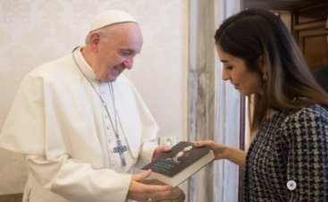 Papa Francis, Nadya Murad'ı ağırladı