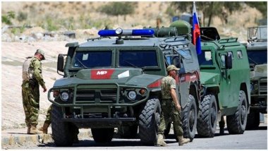 Rus Birlikleri Menbic’de devriye gezmeye başladı