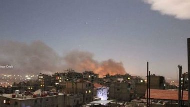 İsrail uçakları, Şam'da İran güçlerinin konuşlandığı bölgeyi vurdu 