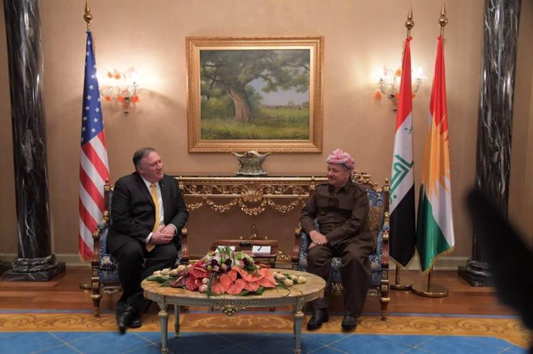 Başkan Barzani’den Pompeo’ya Rojava talebi, Kürt halkı saldırılara karşı korunmalı