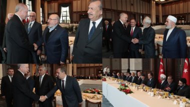 Erdoğan, Kürt illerinden kanaat önderleri ile görüştü