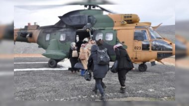 Oy pusulaları askeri helikopterle taşındı