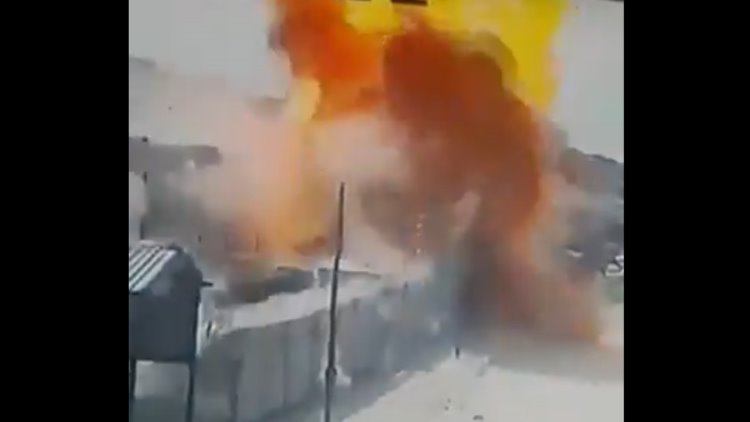 Son Dakika | Menbiç'te bombalı yüklü araç patlaması