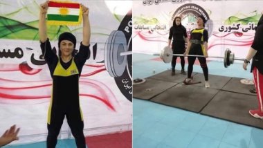 İran'da altın madalya kazandı: Podyumda Kürdistan bayrağını kaldırdı