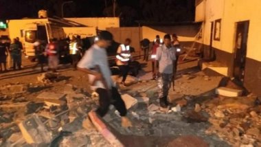 Göçmen kampı vuruldu: 40 ölü, 80 yaralı