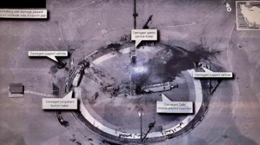 Trump, İran’ın fırlatma üssünün fotoğrafını paylaştı