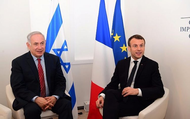 Netanyahu'dan Macron'a iran uyarısı