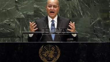 Berhem Salih, Birleşmiş Milletler kuruluna Kürtçe hitap etti