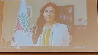 Yerine kayyum atanan Van Belediye Başkanı Ertan, BM’de konuştu