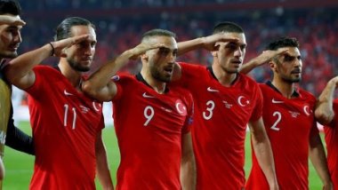 Fransa'dan Türk futbolcuların asker selamına büyük tepki: 'Türkiye maçı iptal edilsin'