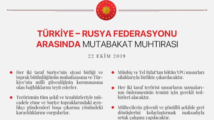Erdoğan’la Putin’in imzaladığı mutabakatta dikkat çeken PYD detayı!