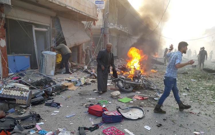 Girê Spî’de patlama: Çok sayıda ölü ve yaralı var