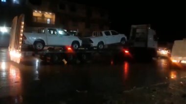 Koalisyon'dan Rojava'ya onlarca tırdan oluşan yeni yardım konvoyu