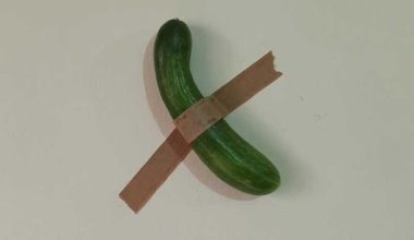 Diyarbakırlı ressamdan 120 bin dolarlık muz çalışmasına 'hıyarlı' gönderme