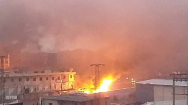 Efrin'de şiddetli patlama