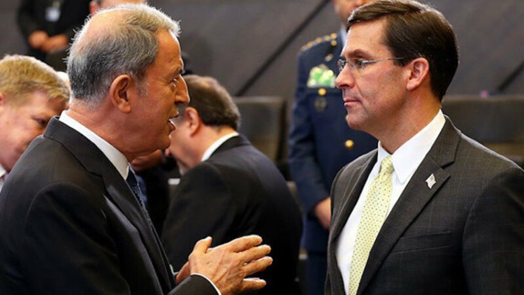 Hulusi Akar, Mark Esper'le görüştü: Pentagon'dan açıklama