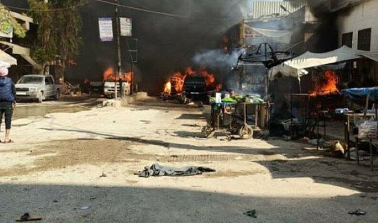 Afrin'de patlama:
