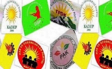 400 isimden 'Kürdistan' isimli partilerin kapatılmasına karşı ortak bildiri