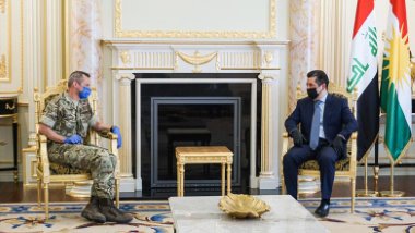 Mesut Barzani: General Strickland başkanlığındaki askeri heyeti kabul etti
