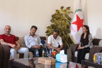 ENKS heyeti ilk kez PYD Fırat Bölge Yönetimi’ni ziyaret etti