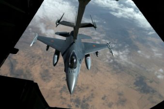 Koalisyon uçakları IŞİD’i bombaladı