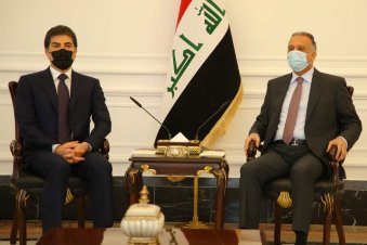 Neçirvan Barzani, Mustafa Kazımi ile Görüştü